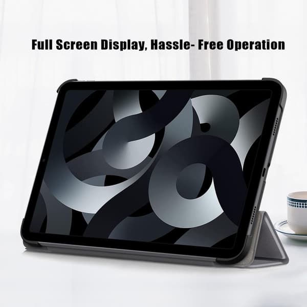 Apple iPad 10.9 2022 Slim fit tri-fold fodral - Grå