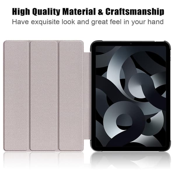 Apple iPad 10.9 2022 Slim fit tri-fold fodral - Grå