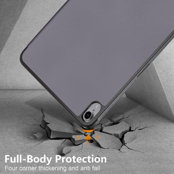 Apple iPad 10.9 2022 Slim fit tri-fold fodral - Grå