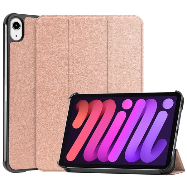iPad Mini 6th Gen (2021) Fodral Tri-fold Rosa