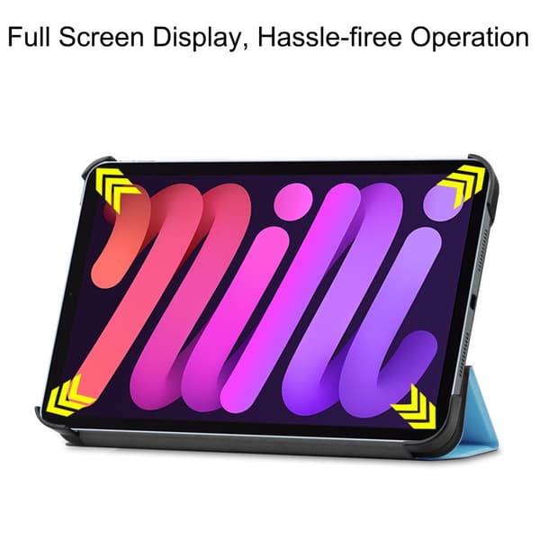 iPad Mini 6th Gen (2021) Fodral Tri-fold Himmelsblå
