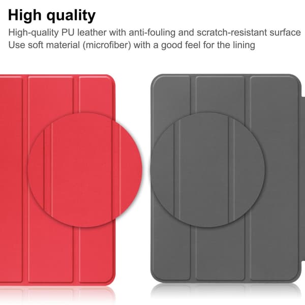 iPad 10.9 2022 (10th gen) Fodral Tri-fold Röd