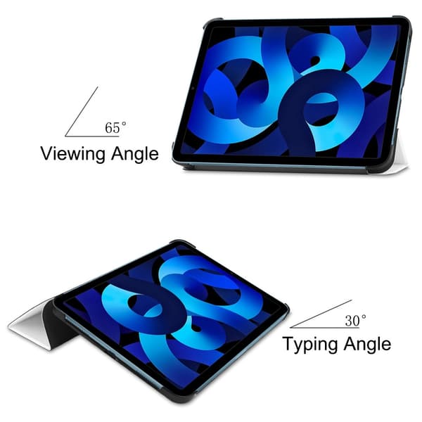 iPad 10.9 2022 (10th gen) Fodral Tri-fold Vit