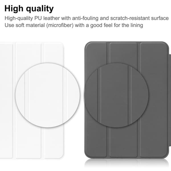 iPad 10.9 2022 (10th gen) Fodral Tri-fold Vit