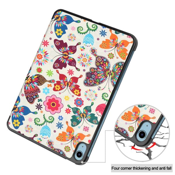 iPad 10.9 2022 (10th gen) Fodral Tri-fold Fjäril