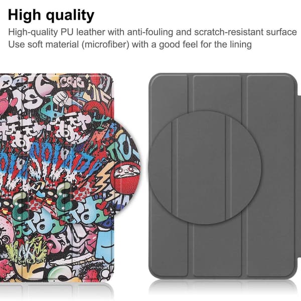 iPad 10.9 2022 (10th gen) Fodral Tri-fold Graffiti