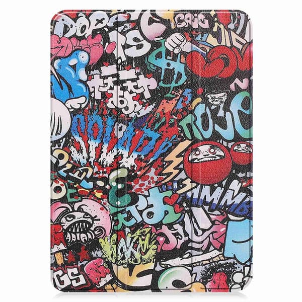 iPad 10.9 2022 (10th gen) Fodral Tri-fold Graffiti