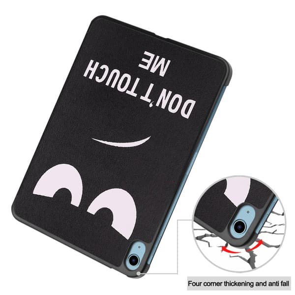 iPad 10.9 2022 (10th gen) Fodral Tri-fold Don't Touch Me