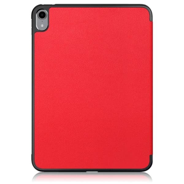 Trifoldet stativetui til iPad 10.9 (2022) Tabletcover - Rød