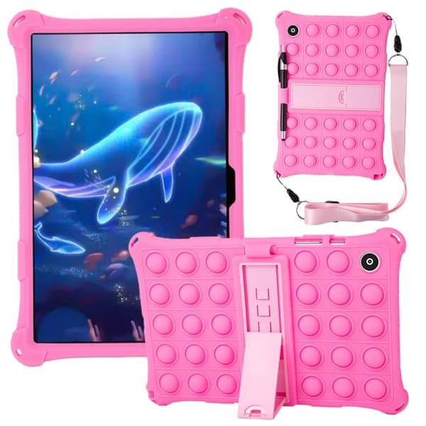 Samsung Galaxy Tab A8 10.5 Skal Pop It Fidget Rosa