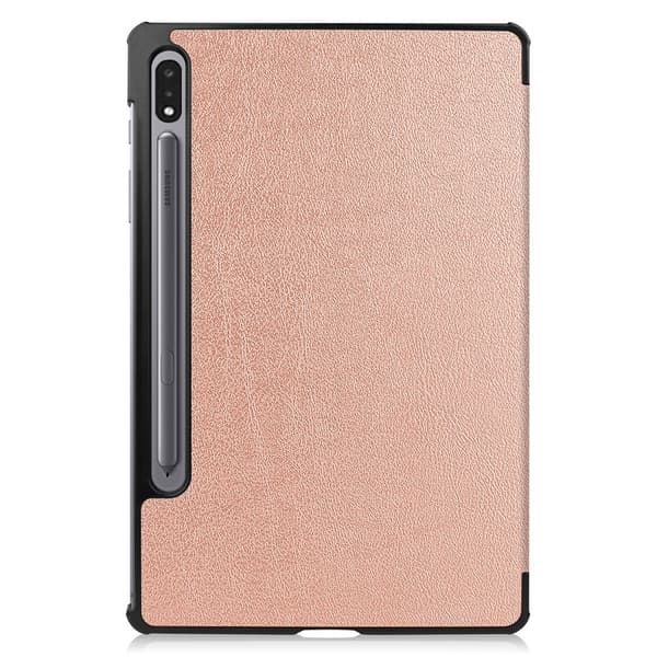 Samsung Galaxy Tab S7/S8 Fodral Tri-fold Roséguld