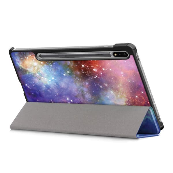 Samsung Galaxy Tab S7/S8 Fodral Tri-fold Stjärnhimmel