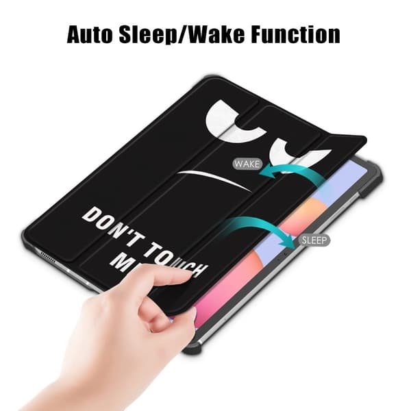 Samsung Galaxy Tab S7/S8 Fodral Tri-fold Don't Touch Me
