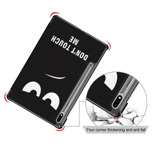 Samsung Galaxy Tab S7/S8 Fodral Tri-fold Don't Touch Me