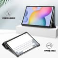 Miniatyrbild 2 av 10: Samsung Galaxy Tab S7/S8 Fodral Tri-fold Don't Touch Me