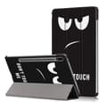 Miniatyrbild 1 av 10: Samsung Galaxy Tab S7/S8 Fodral Tri-fold Don't Touch Me