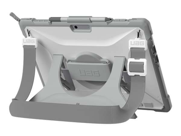 UAG Rugged Surface Pro 9 Case Plasma Healthcare Series - White/Grey - Baksidesskydd för surfplatta - vit/grå - för Microsoft Surface Pro 10, Pro 11,