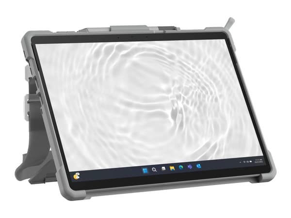 UAG Rugged Surface Pro 9 Case Plasma Healthcare Series - White/Grey - Baksidesskydd för surfplatta - vit/grå - för Microsoft Surface Pro 10, Pro 11,
