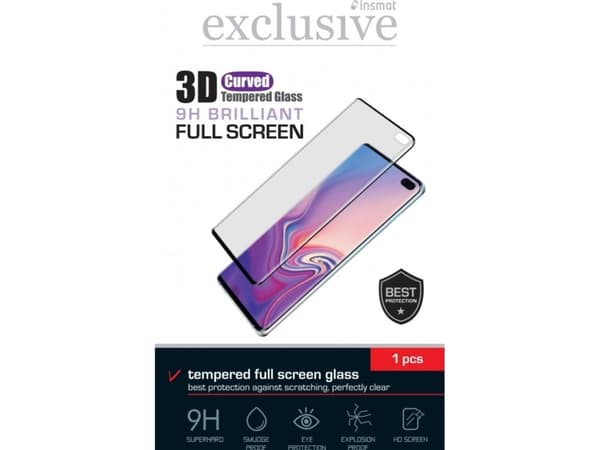 Insmat Exclusive - Skärmskydd för mobiltelefon - 3D - glas - för OnePlus 10 Pro