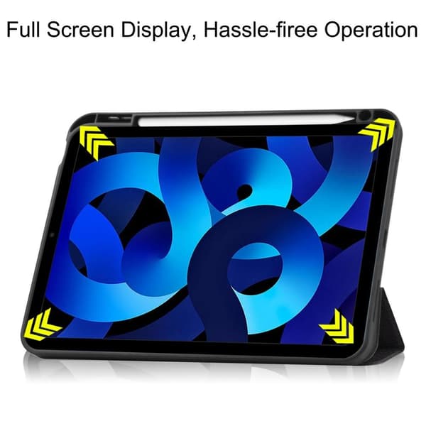 Tri-fold Stand Case for iPad 10.9 (2022) Tablet Cover Pen Holder - Don't Touch Me
