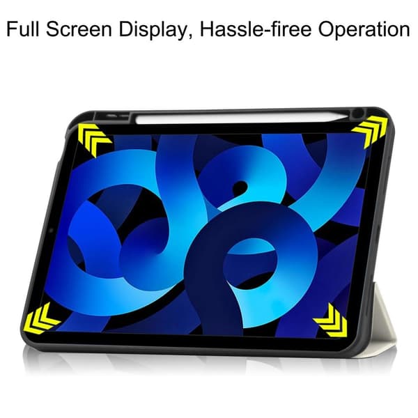 Apple iPad 10.9 2022 Slim fit tri-fold fodral Pennhållare - Katt