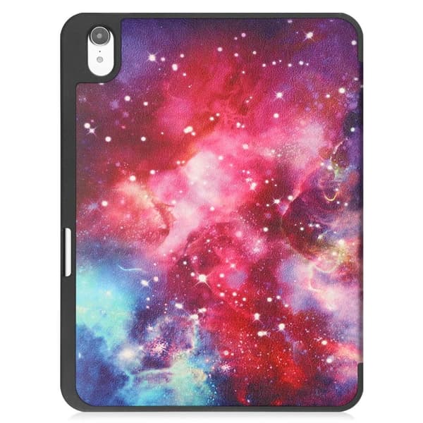 Trifoldet stativetui til iPad 10.9 (2022) Tabletcover Penholder - Galaxy