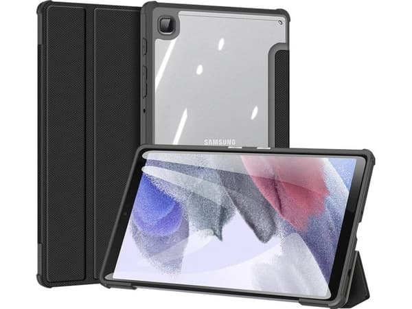 Dux Ducis Dux Ducis Toby panssaroitu fläppikotelo Smart Case Samsung Galaxy Tab A7 Lite -laitteelle, jossa on kynänpidike musta