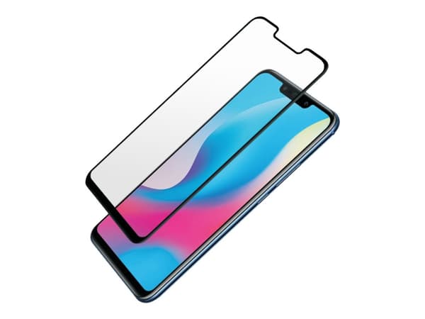 Insmat Exclusive Brilliant - Skjermbeskyttelse for mobiltelefon - full skjerm - 2.5D - glass - rammefarge svart - for Nokia X30 5G