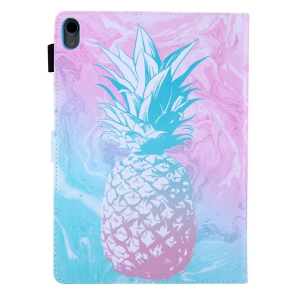 Til iPad 10.9 (2022) Tabletetui Cover Foldbart stativ - Blå Ananas
