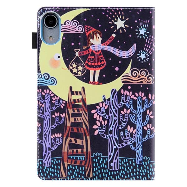For iPad 10.9 (2022) Tablet Case Cover Foldable Stand - Moon