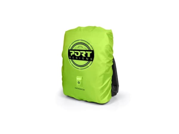 PORT Be VISIBL - Notebook carrying backpack rain cover - gul