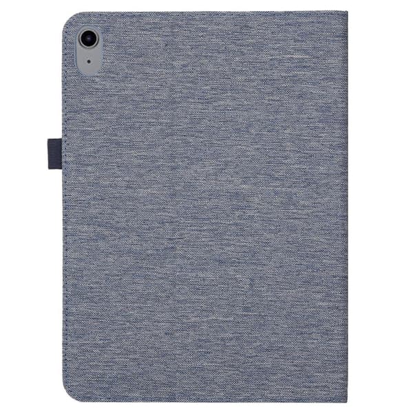 iPad 10.9 (2022) -tablettikotelon kansi kangasrakenne - sininen