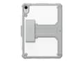 Miniatyrbilde 4 av 5: UAG Scout Healtcare Series Case for iPad 10.9 (10th Gen, 2022) - Scout w HS & KS Healthcare White/Gray - Baksidedeksel for nettbrett - med stativ og