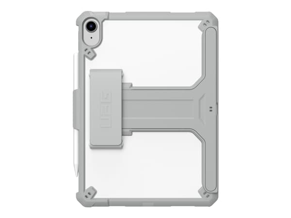 UAG Scout Healtcare Series Case for iPad 10.9 (10th Gen, 2022) - Scout w HS & KS Healthcare White/Gray - Baksidedeksel for nettbrett - med stativ og