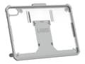 Miniatyrbilde 2 av 5: UAG Scout Healtcare Series Case for iPad 10.9 (10th Gen, 2022) - Scout w HS & KS Healthcare White/Gray - Baksidedeksel for nettbrett - med stativ og