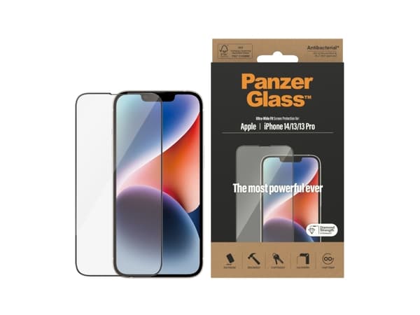 PanzerGlass APPLE IPHONE 2022 6.1IN 13 13 PRO UWF AB BULK, Apple, Apple - iPhone 14, Apple - iPhone 13, Apple - iPhone 13 Pro, Asennus kuivana, Naarm