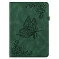 Miniatyrbillede 5 af 11: Til iPad 10.9 (2022) Tabletetui Cover Buterfly Imprinting - Grøn