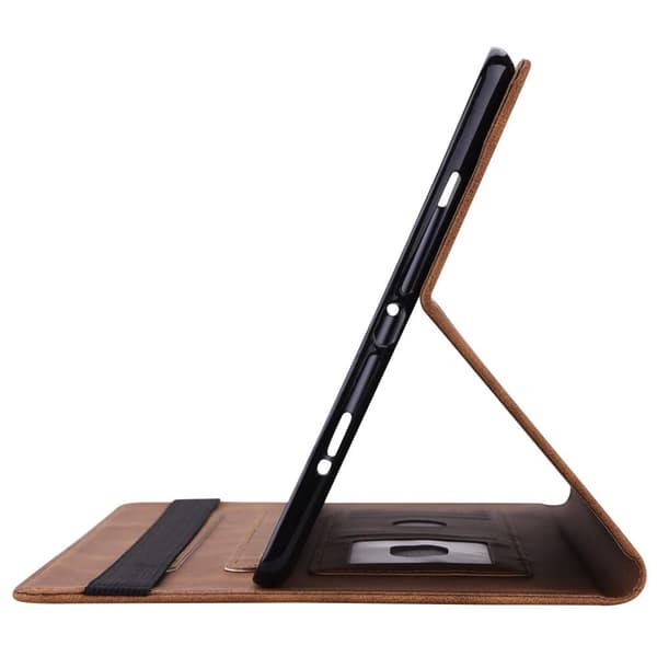 For iPad 10.9 (2022) Tablet Case Cover Buterfly Imprinting - Brown