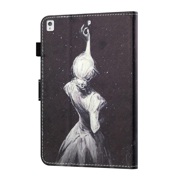 For iPad 10.2 (2021)/(2020)/(2019) Tablet Cover Stand Case - Girl