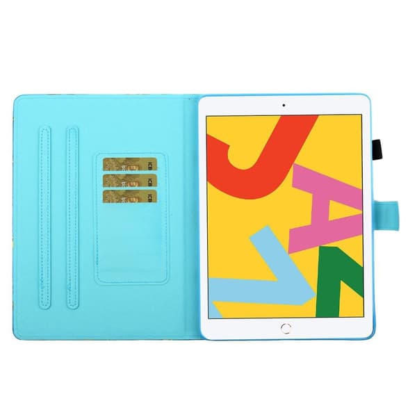 For iPad 10.2 (2021)/(2020)/(2019) Tablet Cover Stand Case - Girl