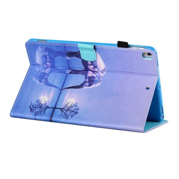 For iPad 10.2 (2021)/(2020)/(2019) Tablet Cover Stand Case - Elephant