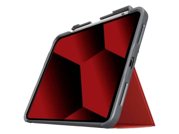 STM Dux Plus 27,7 cm (10.9") Cover Schwarz - Rot (STM-222-387KX-02)