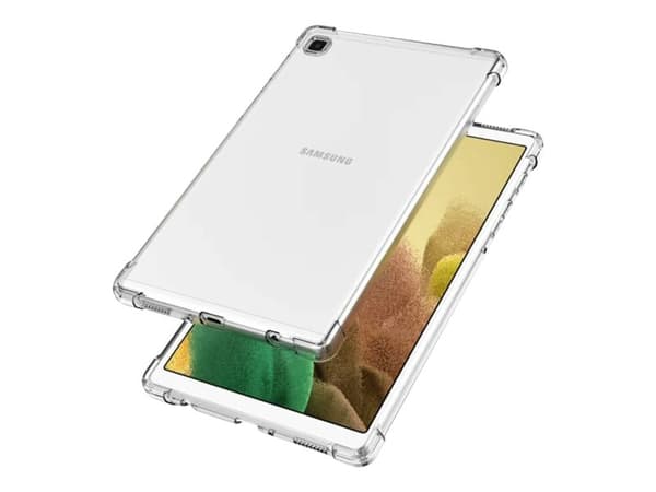 eSTUFF - Tabletin takakuori - lämpömuovautuva polyuretaani (TPU) - kirkas - Samsung Galaxy Tab A7 Lite -puhelimelle