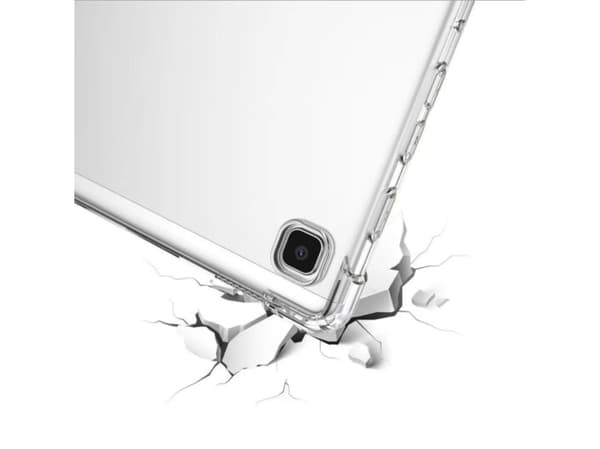 eSTUFF - Tabletin takakuori - lämpömuovautuva polyuretaani (TPU) - kirkas - Samsung Galaxy Tab A7 Lite -puhelimelle