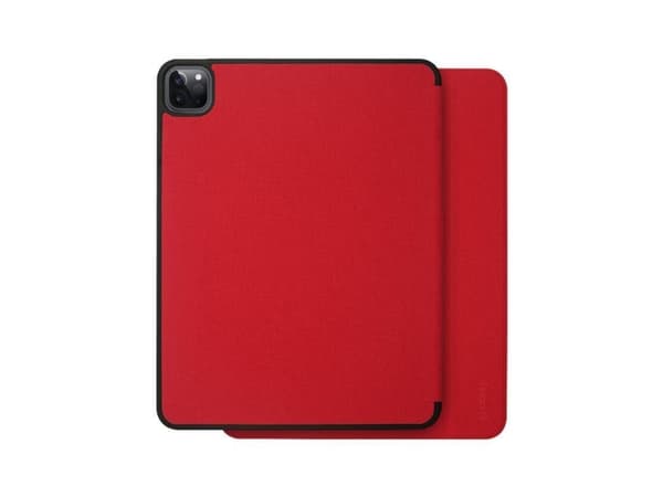"Crong FlexFolio - Kotelo iPad Pro 11"" (2022-2021) / iPad Air 10.9" (5.-4. sukupolvi) ja Apple Pencil (punainen)"