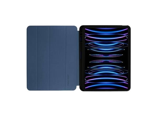 "Crong FlexFolio - iPad Pro 11"-deksel (2022-2021) / iPad Air 10.9" (5.-4. generasjon) med Apple Pencil (blå)"