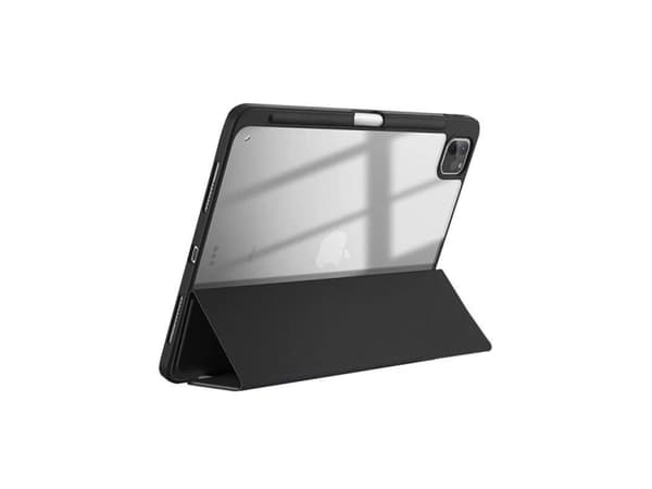 Crong PrimeFolio for iPad Pro 11" (2022-2021) / iPad Air 10.9" (5.-4. generasjon) med stativ og Apple Pencil-lading svart