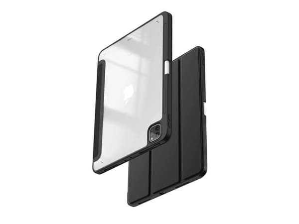 Crong PrimeFolio for iPad Pro 11" (2022-2021) / iPad Air 10.9" (5.-4. generasjon) med stativ og Apple Pencil-lading svart