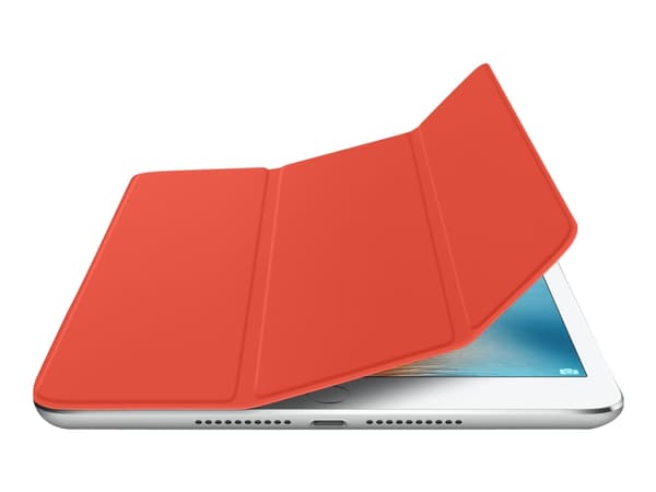 Apple Smart - Skjermdeksel for nettbrett - polyuretan - oransje - for iPad mini 4 (4. generasjon)