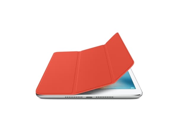 Apple Smart - Skjermdeksel for nettbrett - polyuretan - oransje - for iPad mini 4 (4. generasjon)